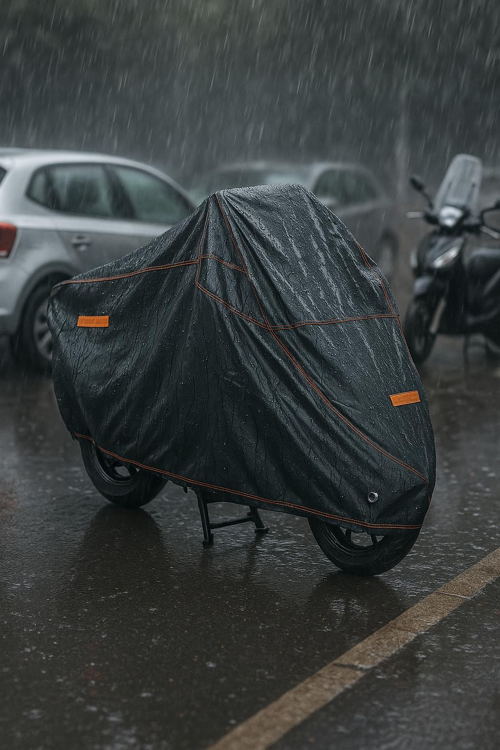 Rebeca Shop Telo Coprimoto Felpato e Impermeabile In Tessuto PVC Compatibile per X-Adv 750 2017-2024 XXL Scooter Moto Motociclo Motorino x adv.