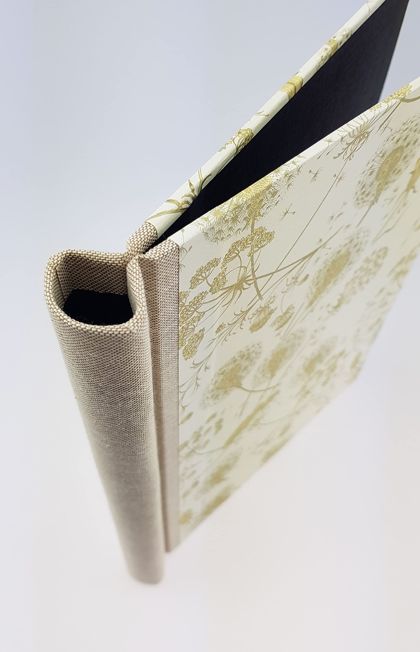 Klemmbinder Löwenzahn Naturleinen, A4, 22,5 x 30,8 cm