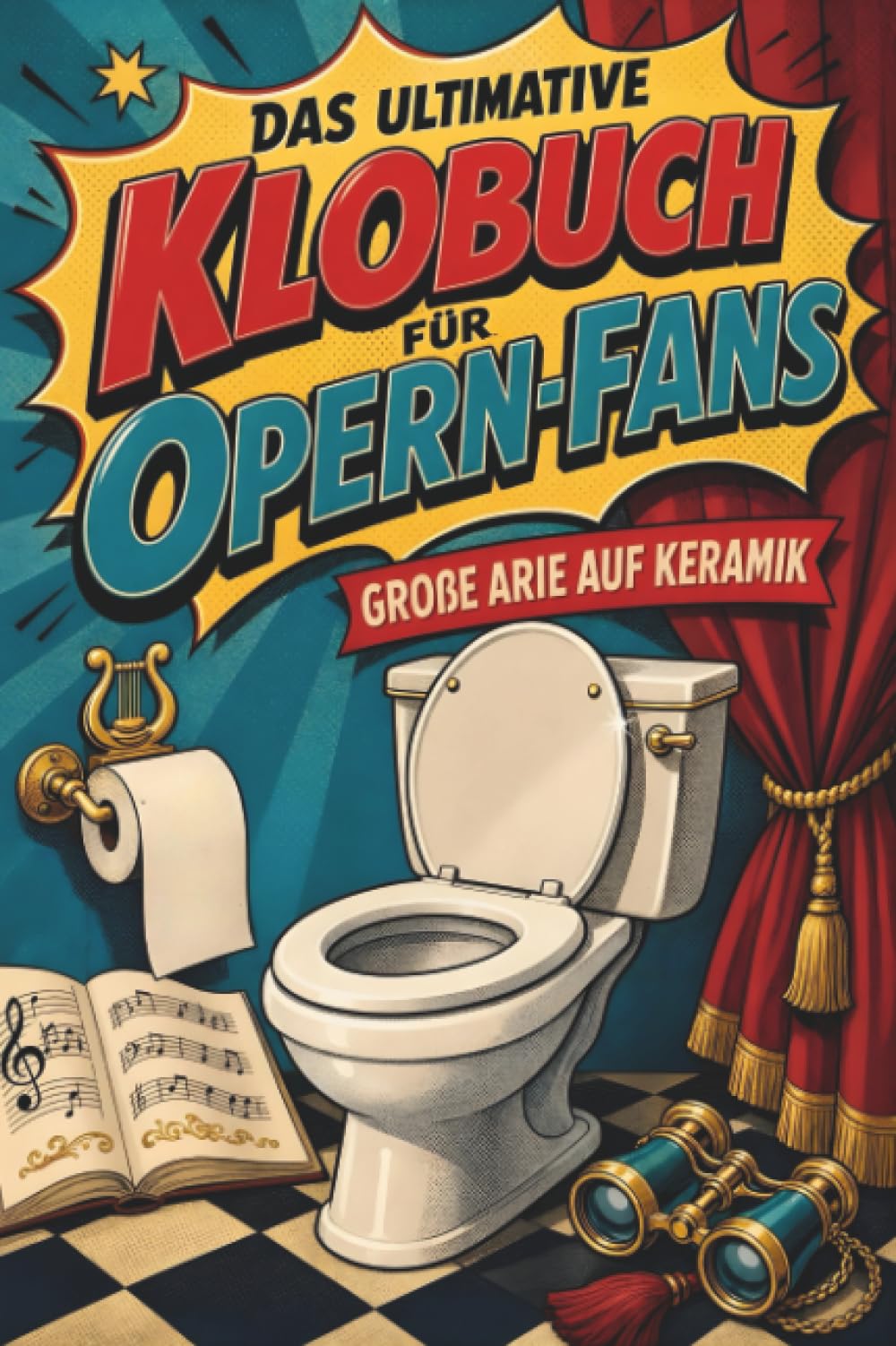 Das ultimative Klobuch für Opern-Fans: Große Arie auf Keramik. Lustiges Geschenk für Fans von Opern, Wagner und Mozart