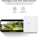 aosu 2K Telecamera Esterno Senza Fili Solare, Kit 2 Telecamere con aosuBase - 2