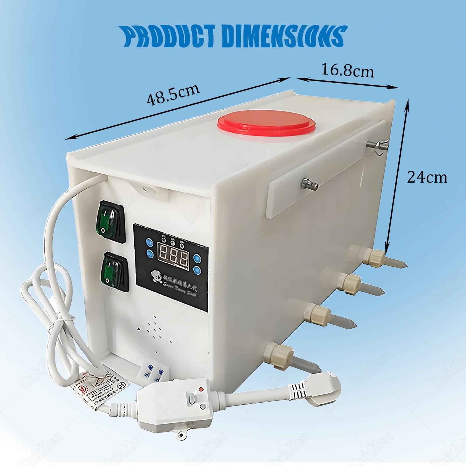 Alimentador De Leche For Lechones, Máquina Inteligente De Lactancia A Temperatura Constante, Estación De Alimentación con Agitación Automática, con Simulación De Sonido(8Nipples)