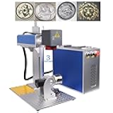 US STOCK Ovsuqu JPT MOPA 100W(0.874mW output) 2.5D Relief engraving cutting on metal 110x110mm lens EZCAD3 software Fiber laser marking for deep engraver OD7+ goggles