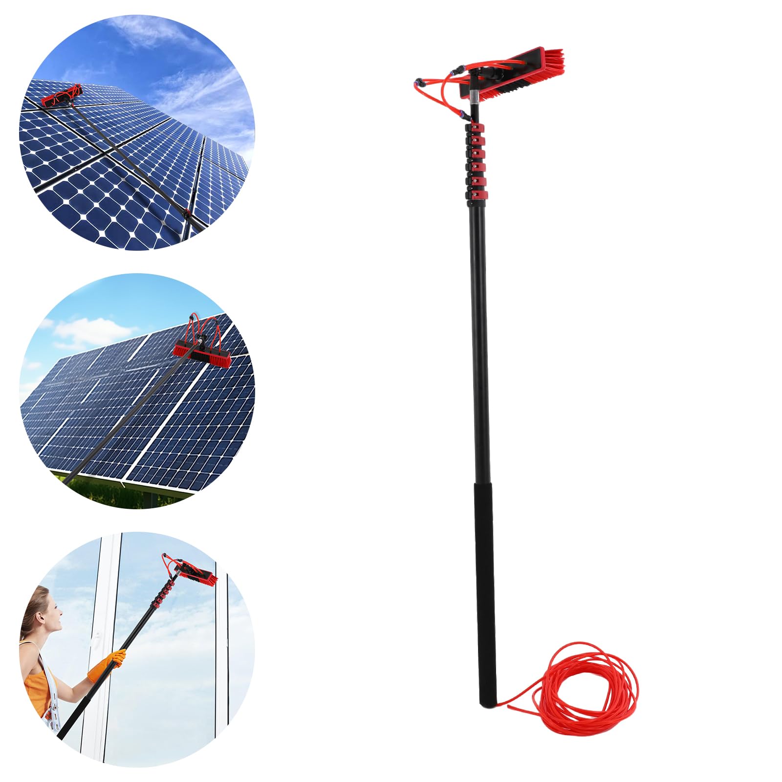 Zestaw drążków zasilanych wodą 10,8 m teleskop 35 cm do okien
