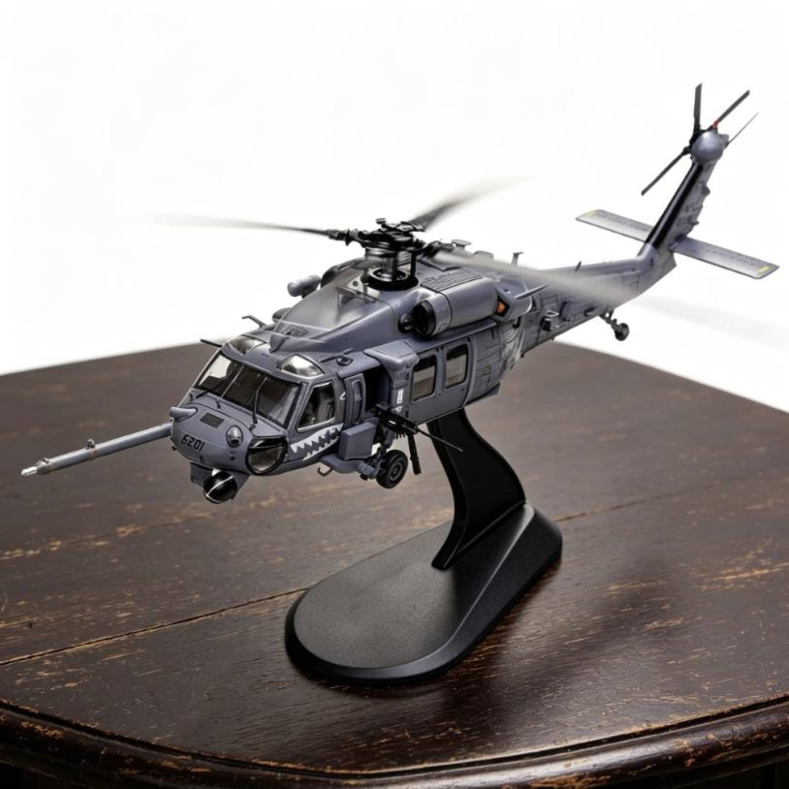 Aereo Elicottero Modellino Miniatura Collezione Dettagli in Lega con Supporto Adatta per Vetrina Collezionisti Modellismo Ufficio Regali