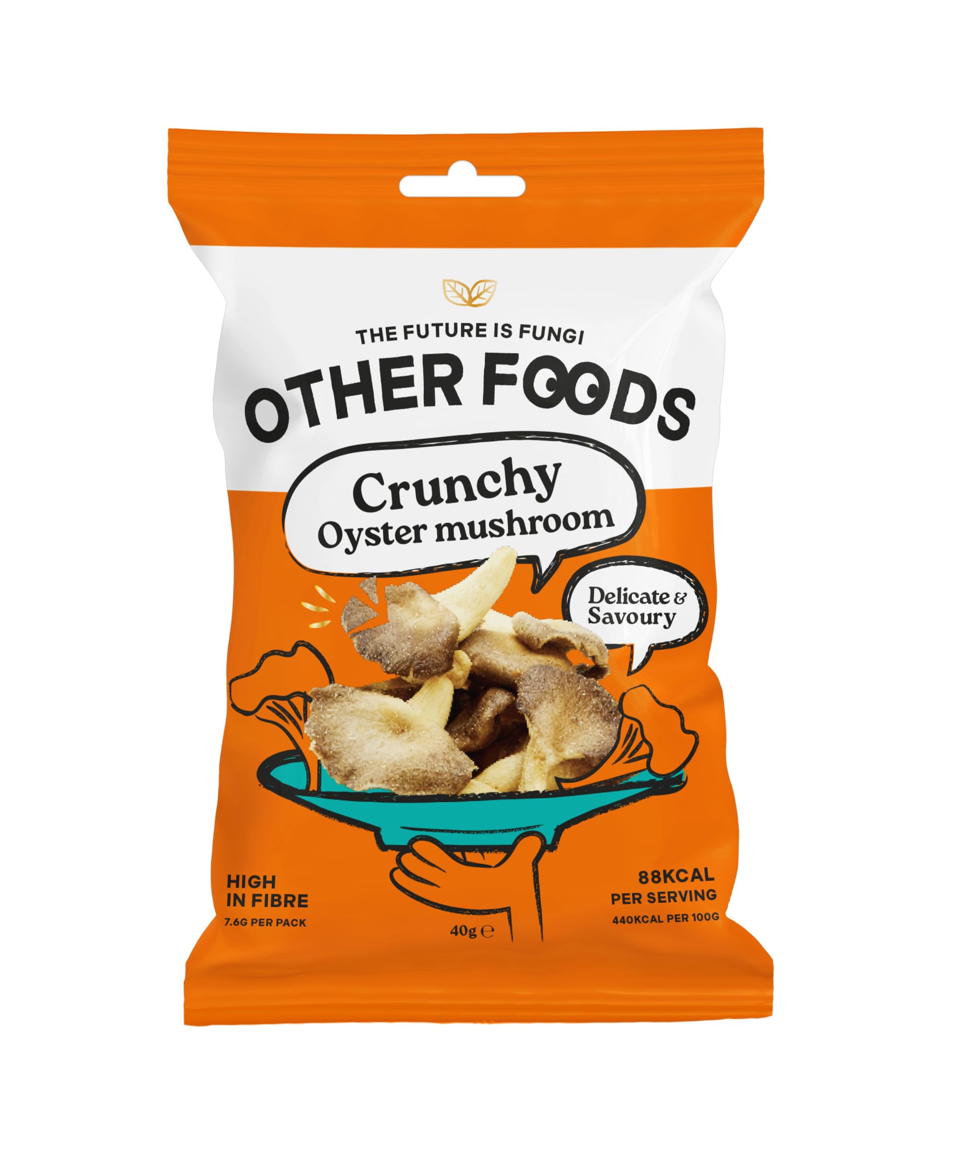Other Foods Crunchy Oyster Mushroom Chips, 8 * 40g