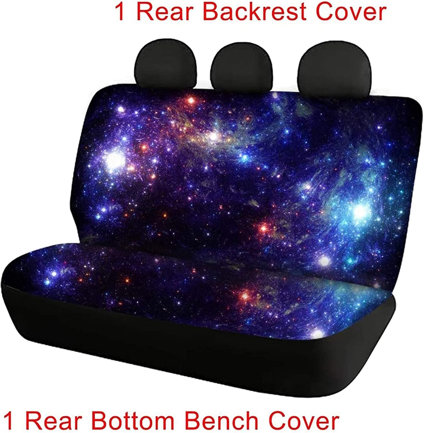 Customized Car Seat Covers for Women Girls Auto Back Seat Covers,Custom Seat Covers for Car Saddle Blanket Protector Universal Backseat Covers