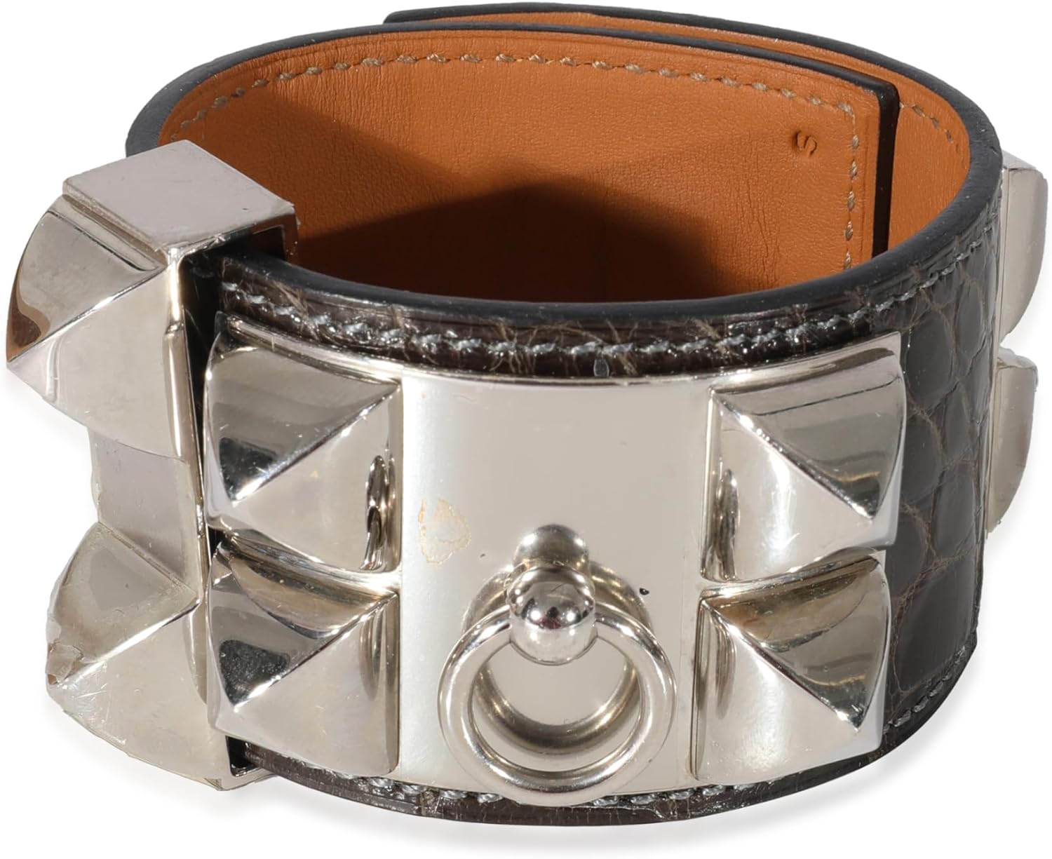 Hermès, Pre-Loved Collier De Chien Bracelet, 8 in, Base Metal : Clothing, Shoes & Jewelry