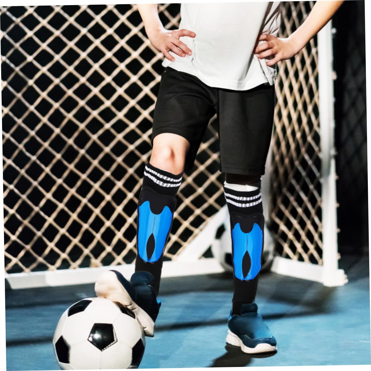 Yardwe Platte Schienbeinschoner Für Fußball Schienbeinschoner Mit Knöchelschutz Knieschützer Fußball Schienbeinschoner Für Kinderfußball Schienbeinschützer Plastik