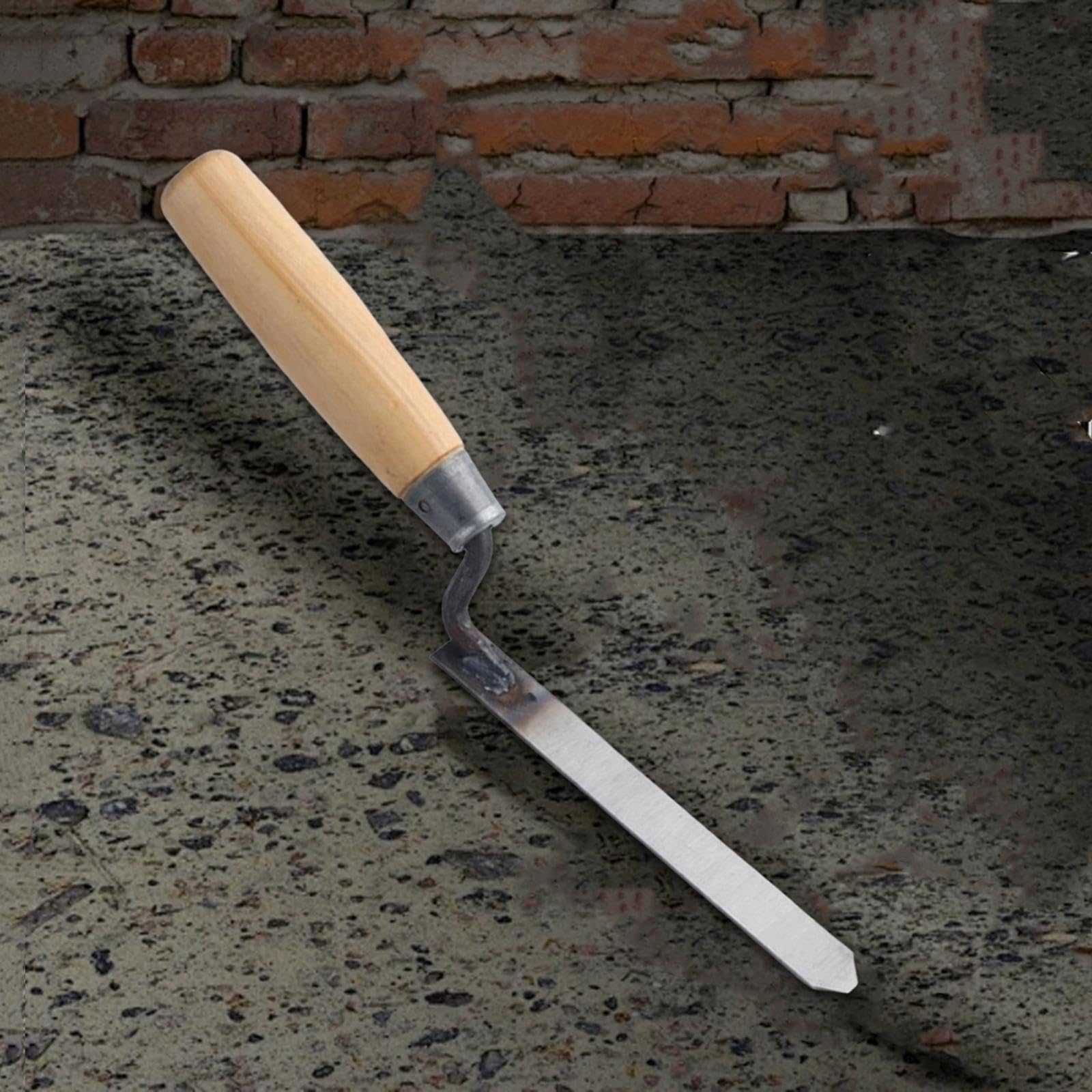 Paleta Estrecha para Rejuntar con Diseño Ergonómico Herramienta de Cemento Resistente Y Duradera Adecuada para Trabajos de Albañilería Y DIY