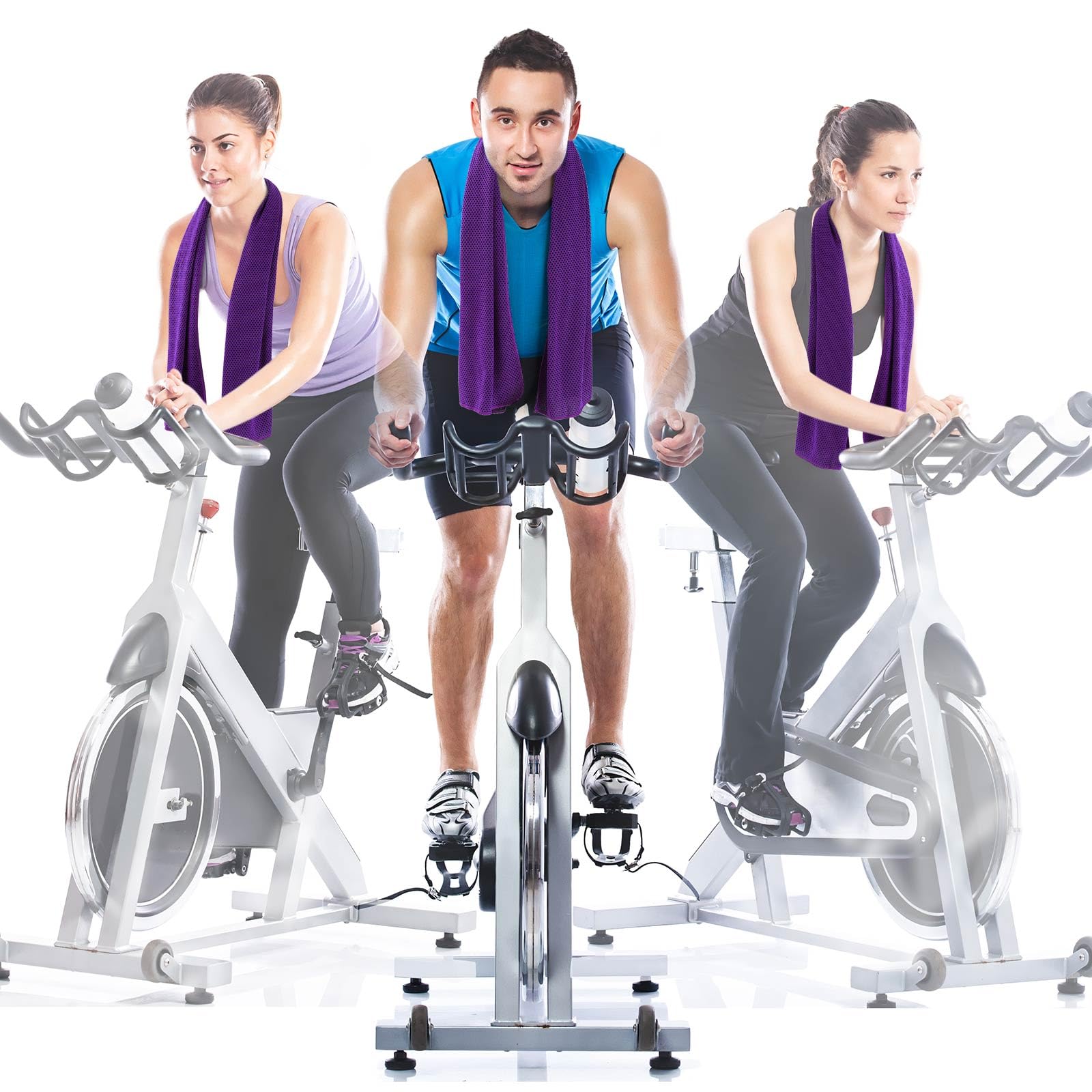 Confezione da 30 Asciugamani rinfrescanti 40"x12" Ghiaccio Traspiranti Morbidi Freschi Panni in Microfibra per Allenamento in Palestra Asciugamani rinfrescanti per Collo e Viso per Yoga Golf Sport Co