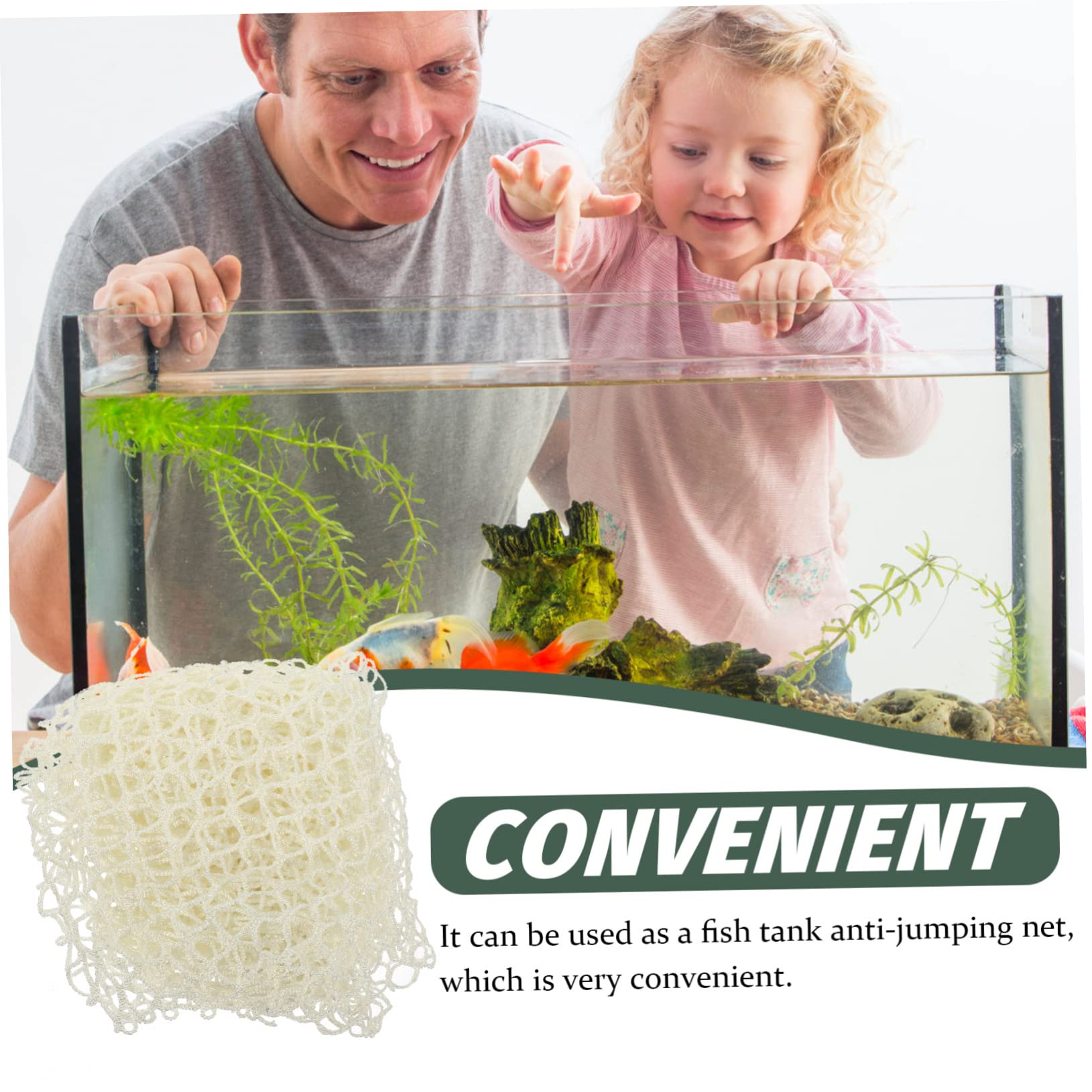 Filet Anti-Saut pour Aquarium Maille à Monter -même Protection Tortues Poissons