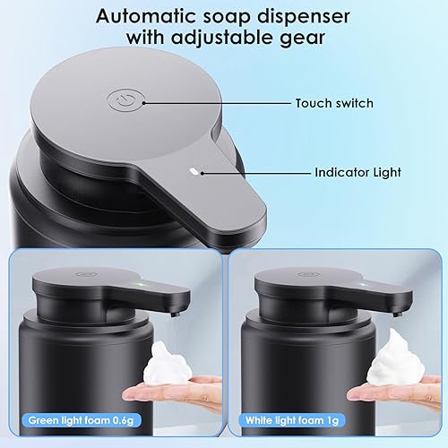 Miniatura 7 de Dispensador automático de jabón sin contacto espuma Dispensador de jabón recargable para baño