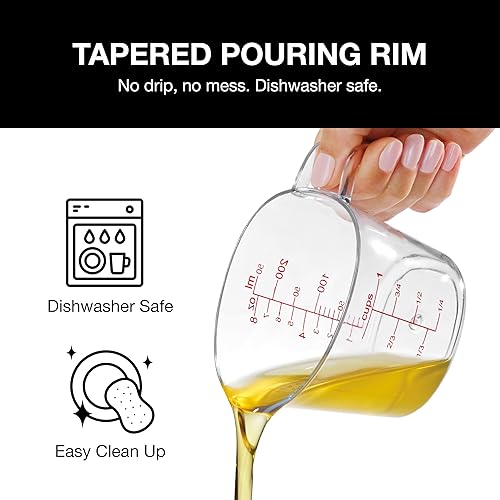 Miniatura 4 de Cuisinart Vasos medidores líquidos de anidación, transparentes, 3 piezas, CTG-00-3MC