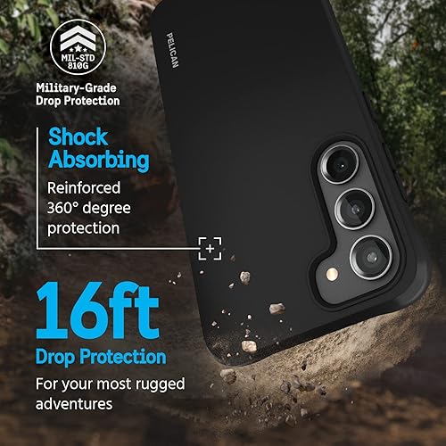 Miniatura 3 de Pelican Ranger - Funda para Samsung Galaxy S23 Plus 6.6 pulgadas protección contra caídas MIL-STD de 15 pies carga inalámbrica Funda para Samsung