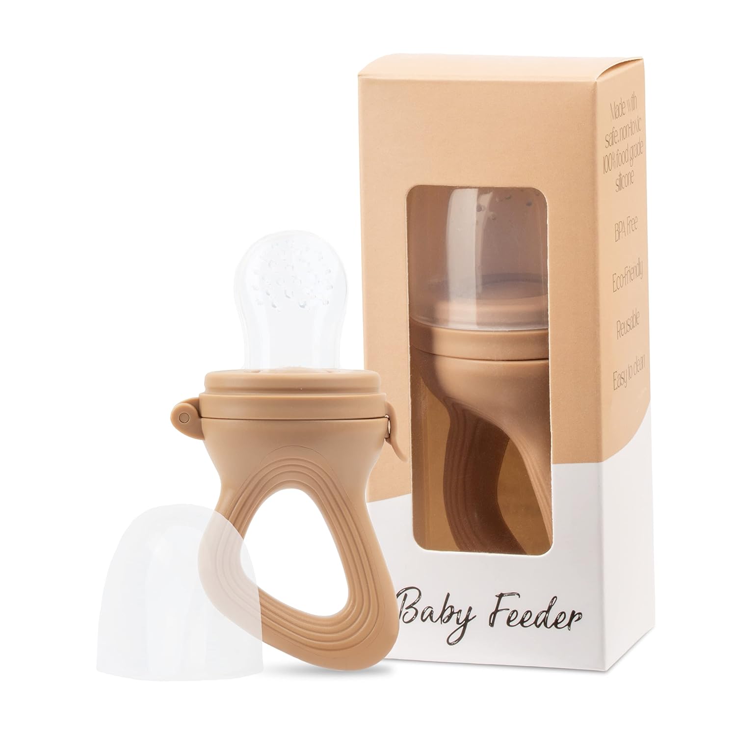 Alimentador de frutas para bebés de This & That - Marrón