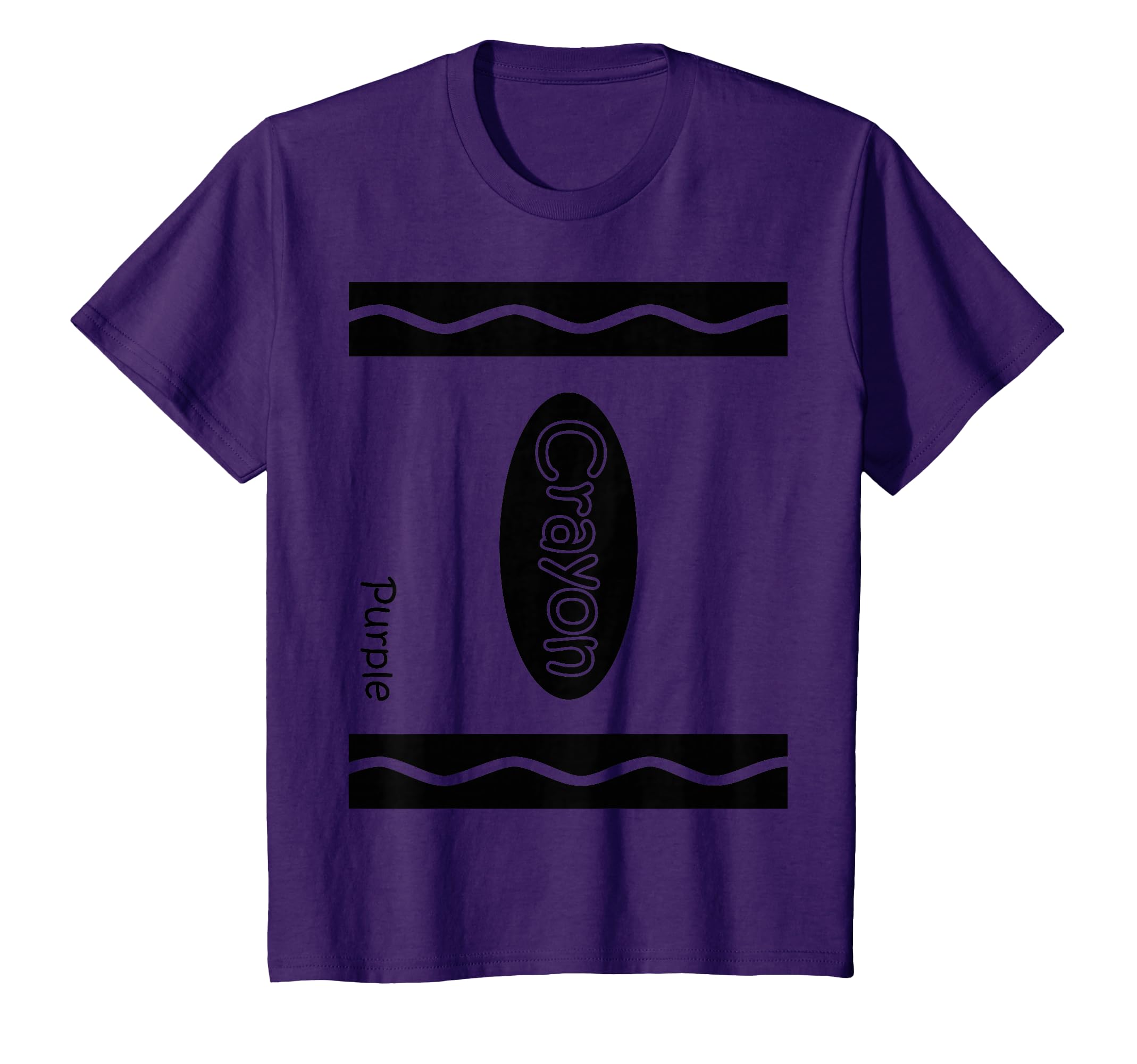 Purple Crayon Box Halloween Group Uniform T-Shirt