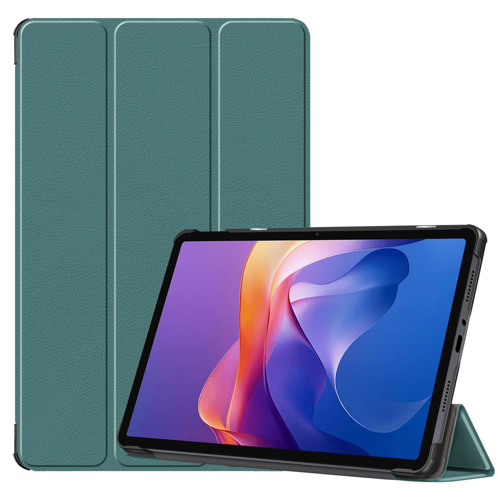Coque étui Pour Xiaomi Redmi Pad 2 2025 (11") - Fin, Léger, Avec Support Réglable Et Réveil Auto - Noir