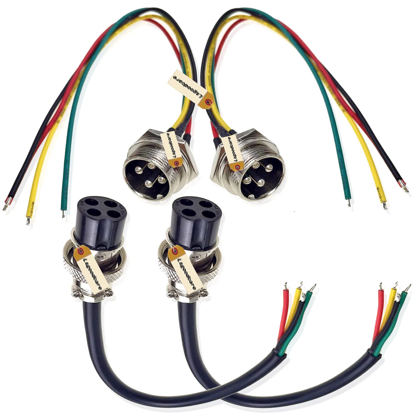 Prise GX16 4 broches pour cable d'alimentation de commande CNC - 7