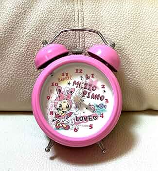 mezzo piano（メゾピアノ） 目覚まし時計（置時計） 平成レトロ メゾピアノ 目覚まし時計 ベリエちゃん レア ピンク - メルカリ