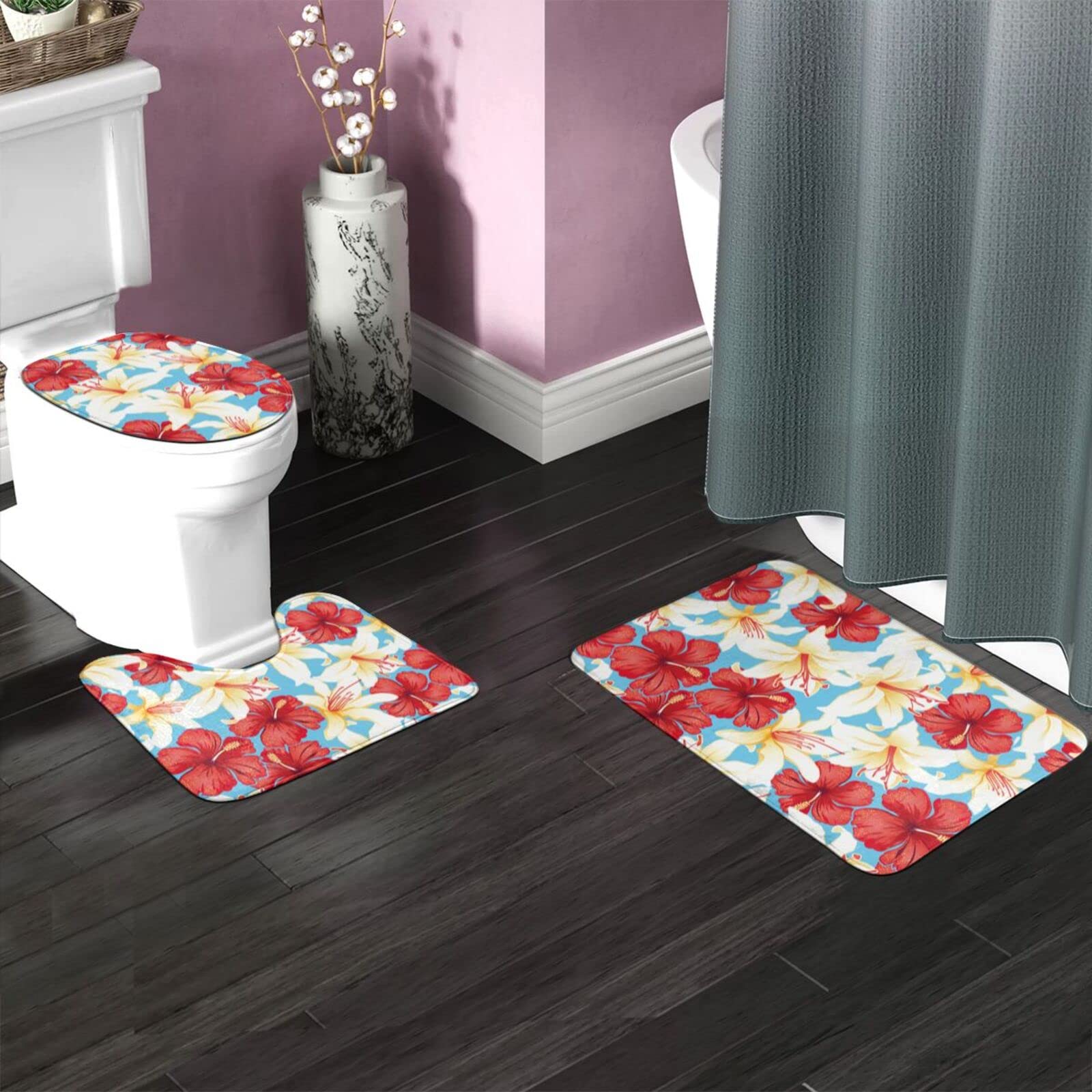 Fornasettia顔装飾トイレマットスリーピースバスマットドアマ? oka20230223-13_gy.jpg