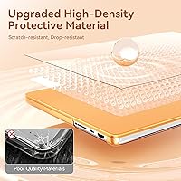 Vista 92 de EooCoo Funda compatible con MacBook Air de 15 pulgadas M5 2026 2025-2023 Release M4 M3 M2 modelo A3448 A3241 A3114 A2941, carcasa rígida de negro