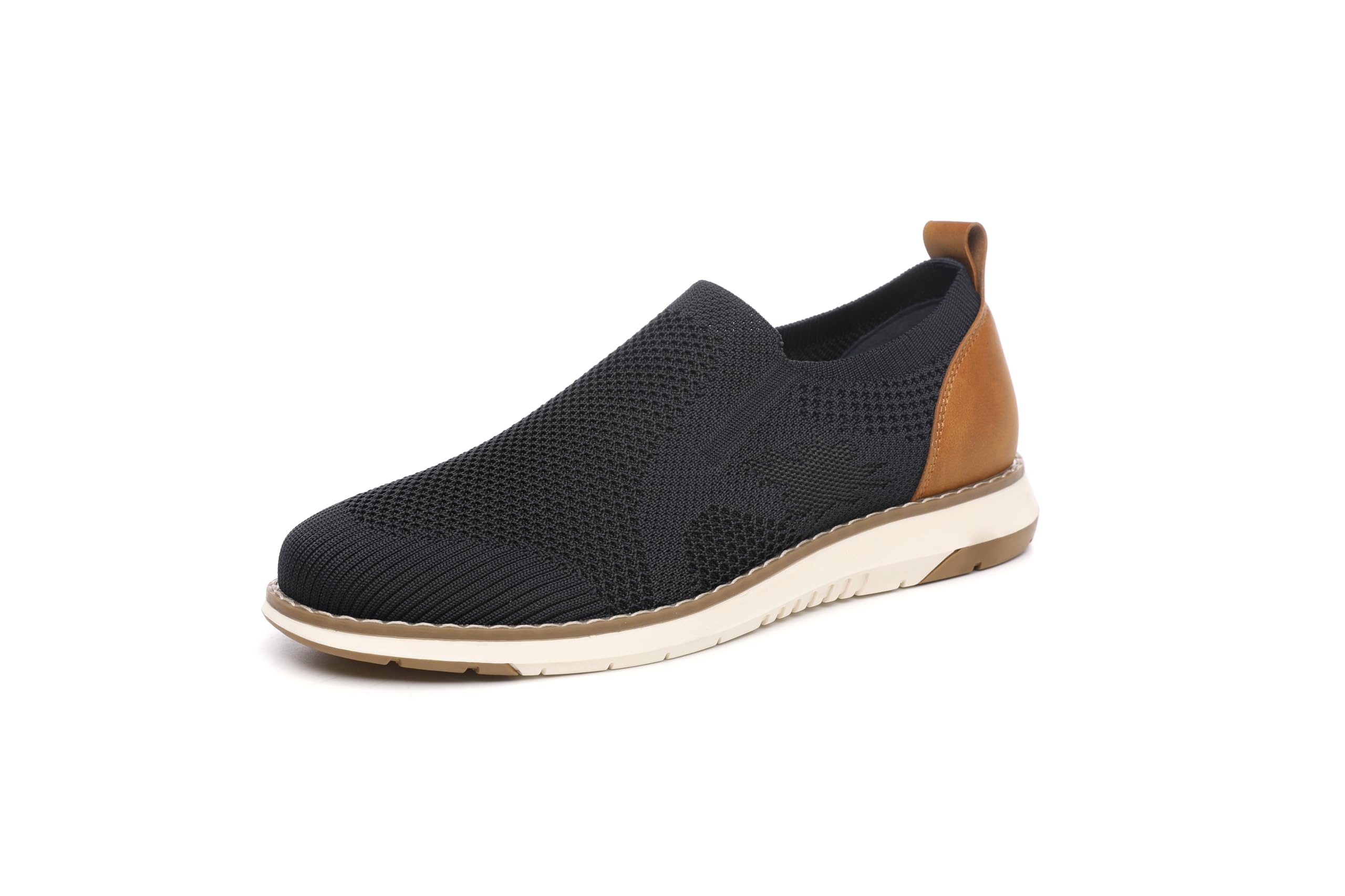 DECARSDZ Men's Loafers Casual Slip On Shoes Knit Mesh Fabric Shoe C021