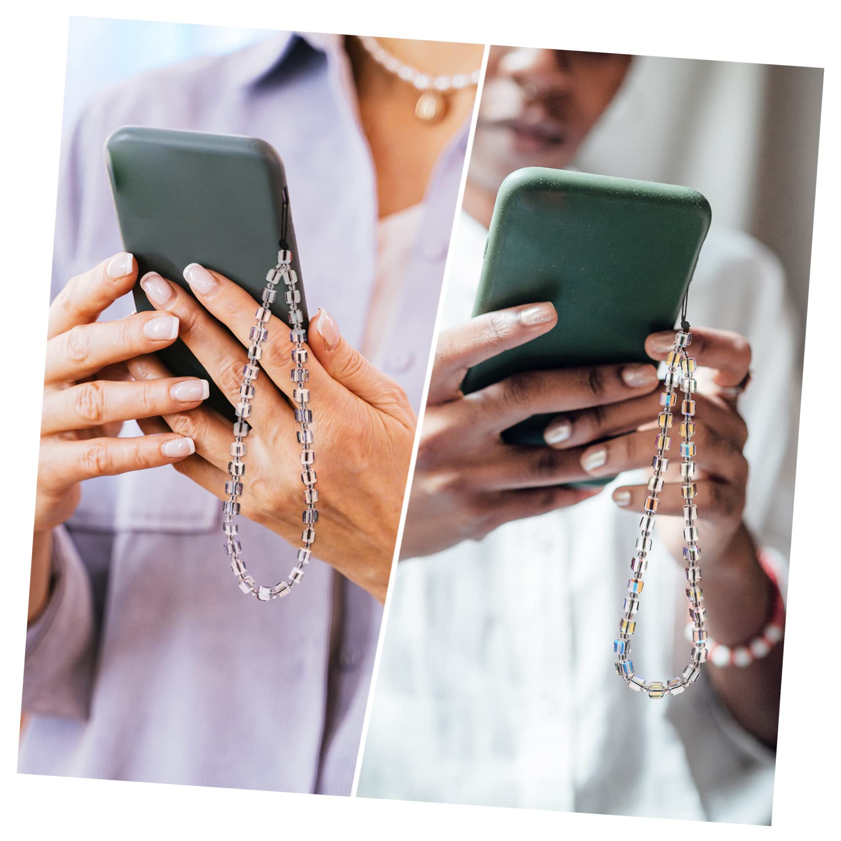NUOBESTY Teléfono Móvil Cristal Y Evitar Pérdidas Y Decorar Accesorios Compatible Con Fundas De Teléfono