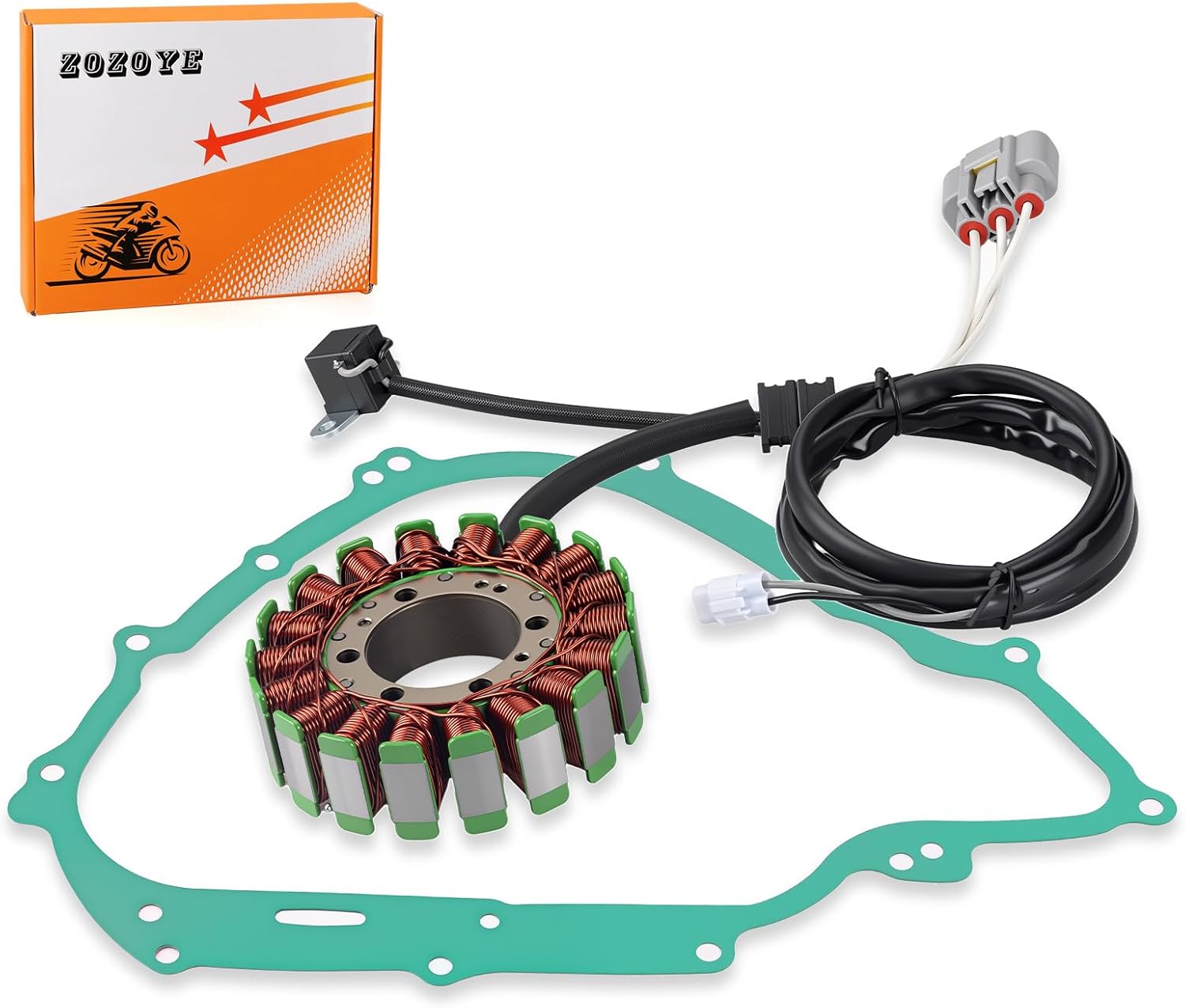 Generator Stator w/Gasket For Yamaha Grizzly Kodiak 700 YFM700 2016-2018 B16-H1410-00-00