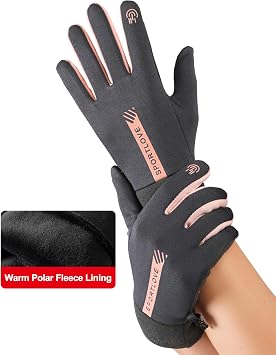 Lightweight Winter Gloves for Women Touchscreen