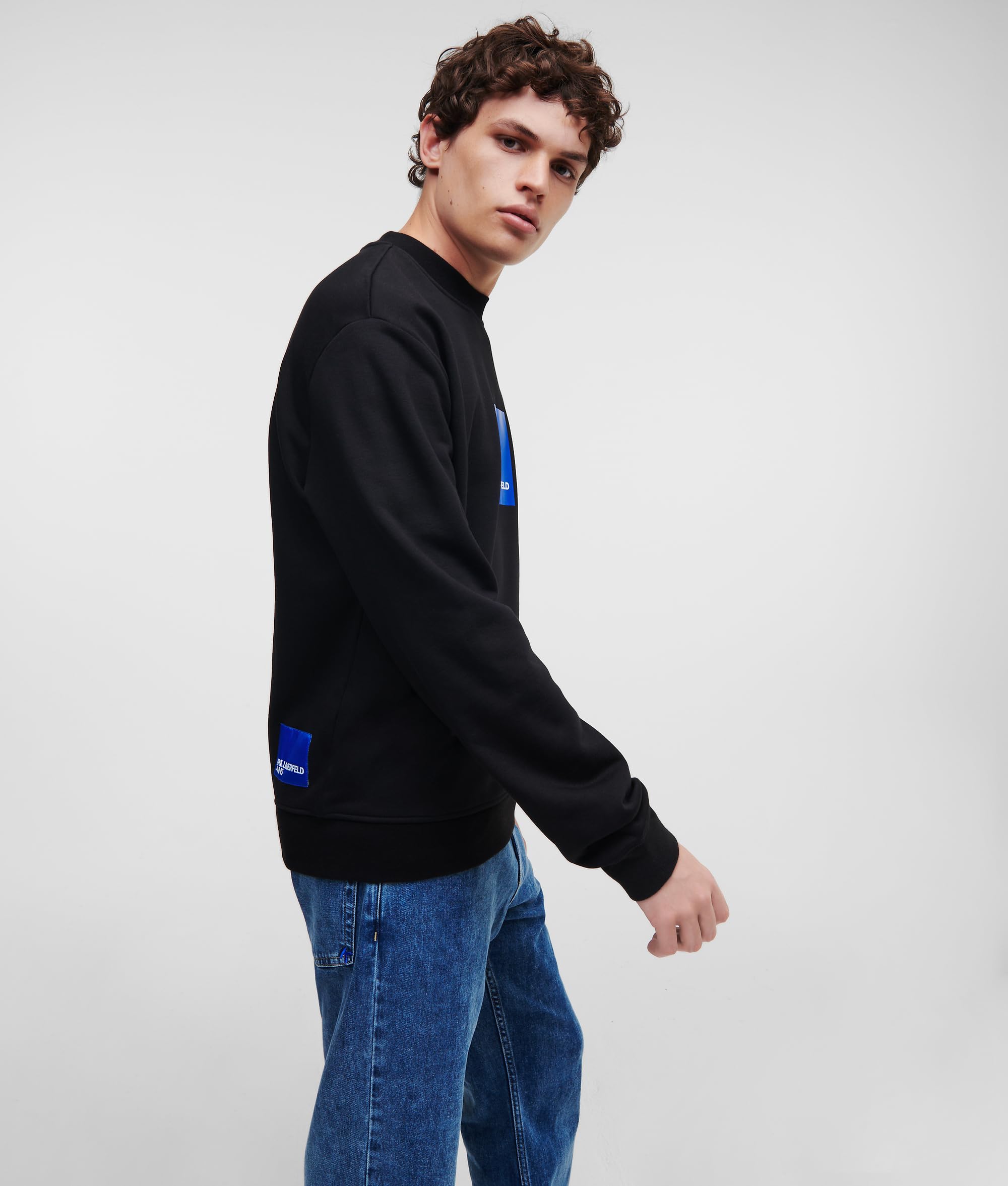 Karl Lagerfeld Jeans Hombre Regular Logo Sweatshirt