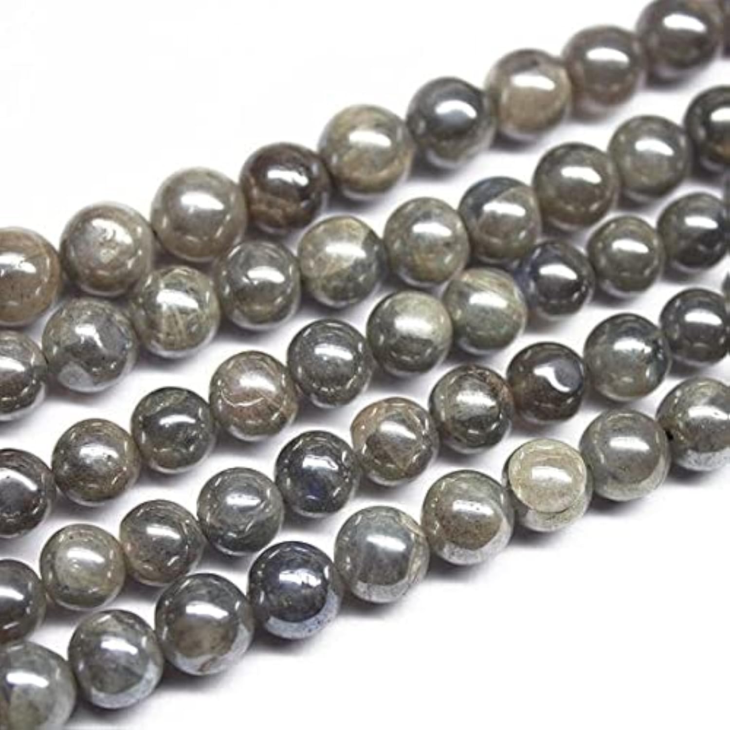 Labradorite mystique perles lisses pour réussir vos enfilages de bijoux