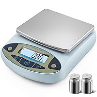 Vista 1 de Antstone Báscula de laboratorio de 211.64 oz x 0.00 oz, báscula digital de gramos, 0.00 oz de precisión, balanza analítica científica de alta