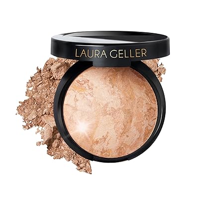 LAURA GELLER NEW YORK Baked Balance-N-Glow Illuminating Foundation - Fair - Buildable Sheer to Light Coverage - Satin Finish