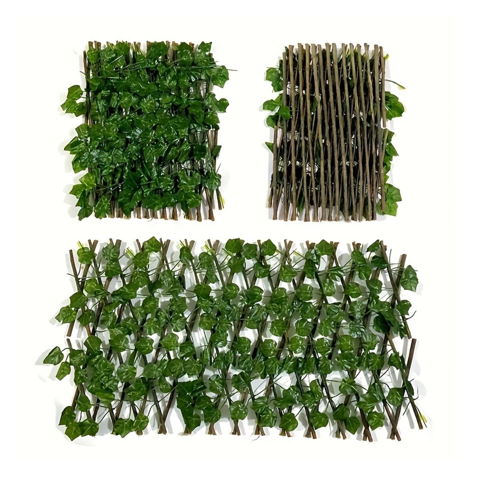Luoaxinn Green Expandable Trellis 1Pc Retractable Planter Fence