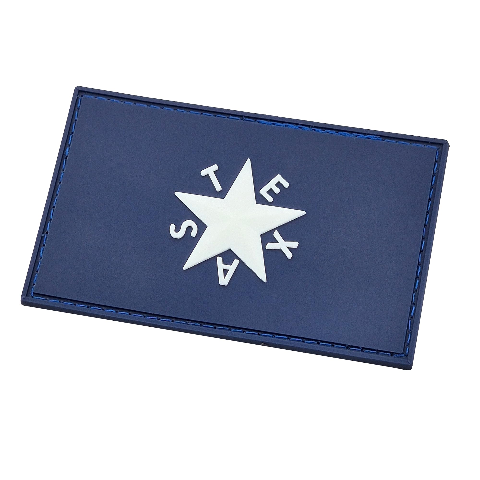 Toppa Morale Con Bandiera Del Texas: PVC Oscurante, Con Gancio E