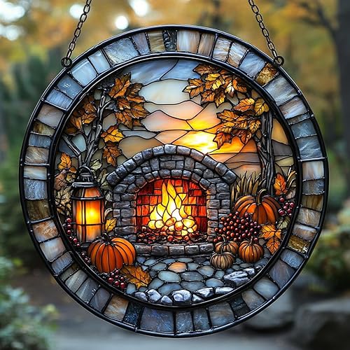 Miniatura 38 de Atrapasoles de cámara vintage retro de acrílico con efecto de vidrio manchado para ventana, colgante de coche, adorno navideño para interior y Como