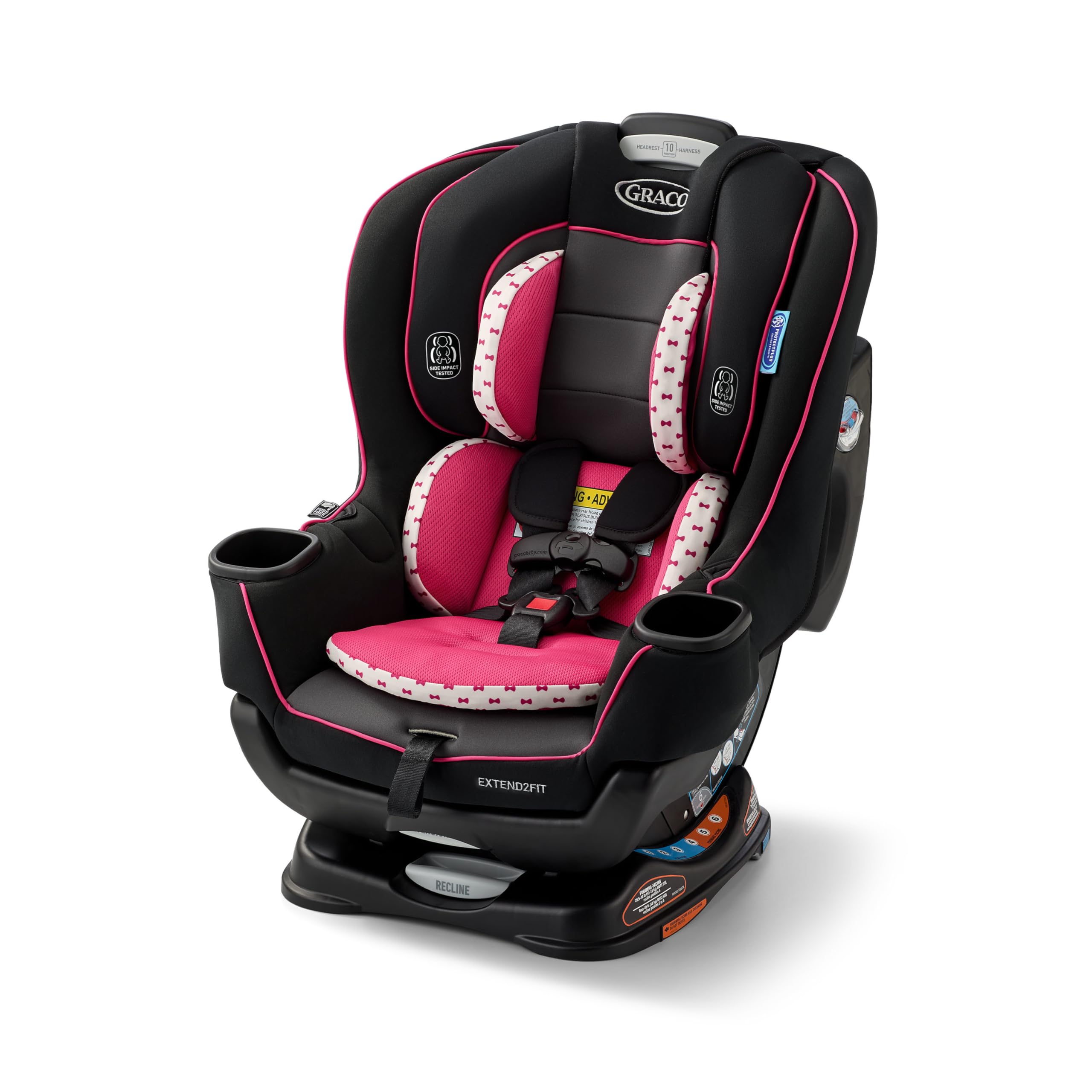 Photo 1 of Graco® Extend2Fit Convertible Baby Car Seat, Rear and Forward Facing, Adjustable Extension Panel for Extra Legroom, Kenzie
