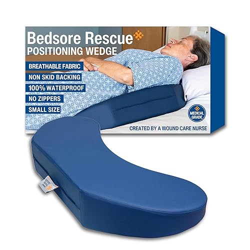 Bedsore Rescue Positioning Pillow Wedge - Tailbone, Sacrum, Buttocks -