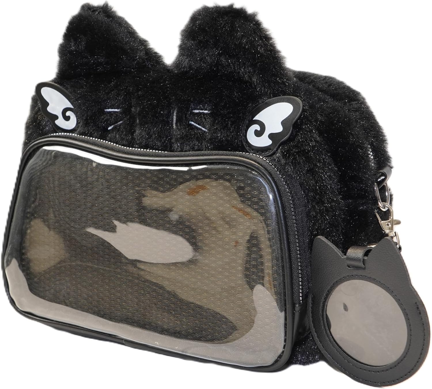 Cute Cat Ita Bag Backpack Pin Display Bags Aesthetic Single Shoulder Crossbody