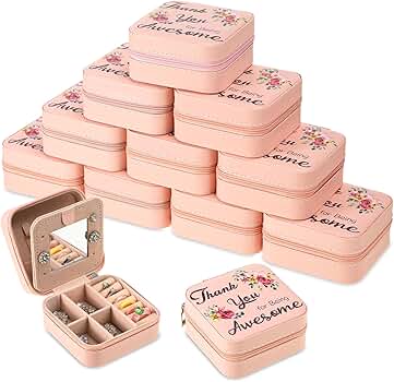 Jewelry Box Extra Small リングケース Amazon.com: GIFTSFARM Jewelry Box, Small Jewelry Case for