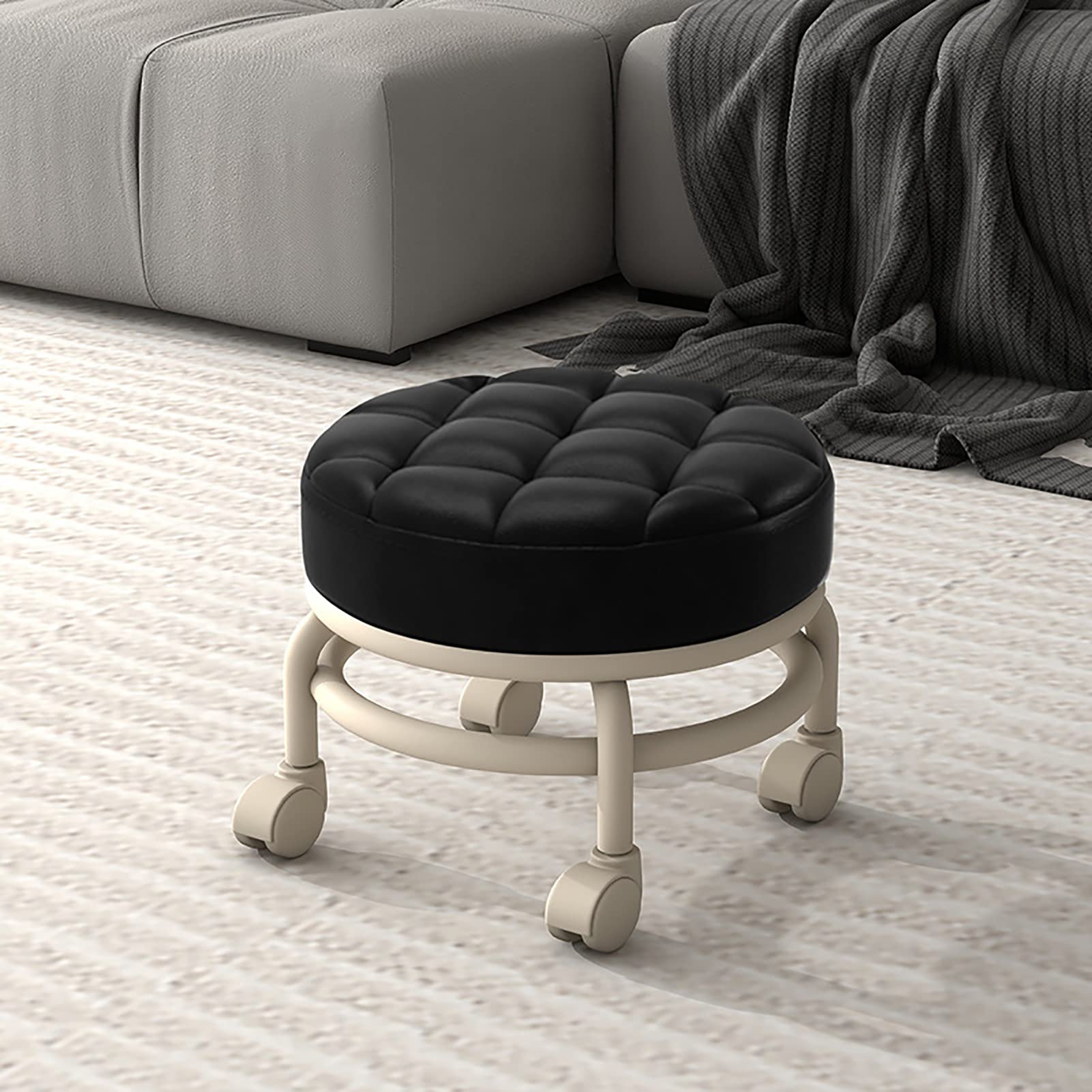 Tabouret roulant bas contre le mal de dos chaise de travail mobile