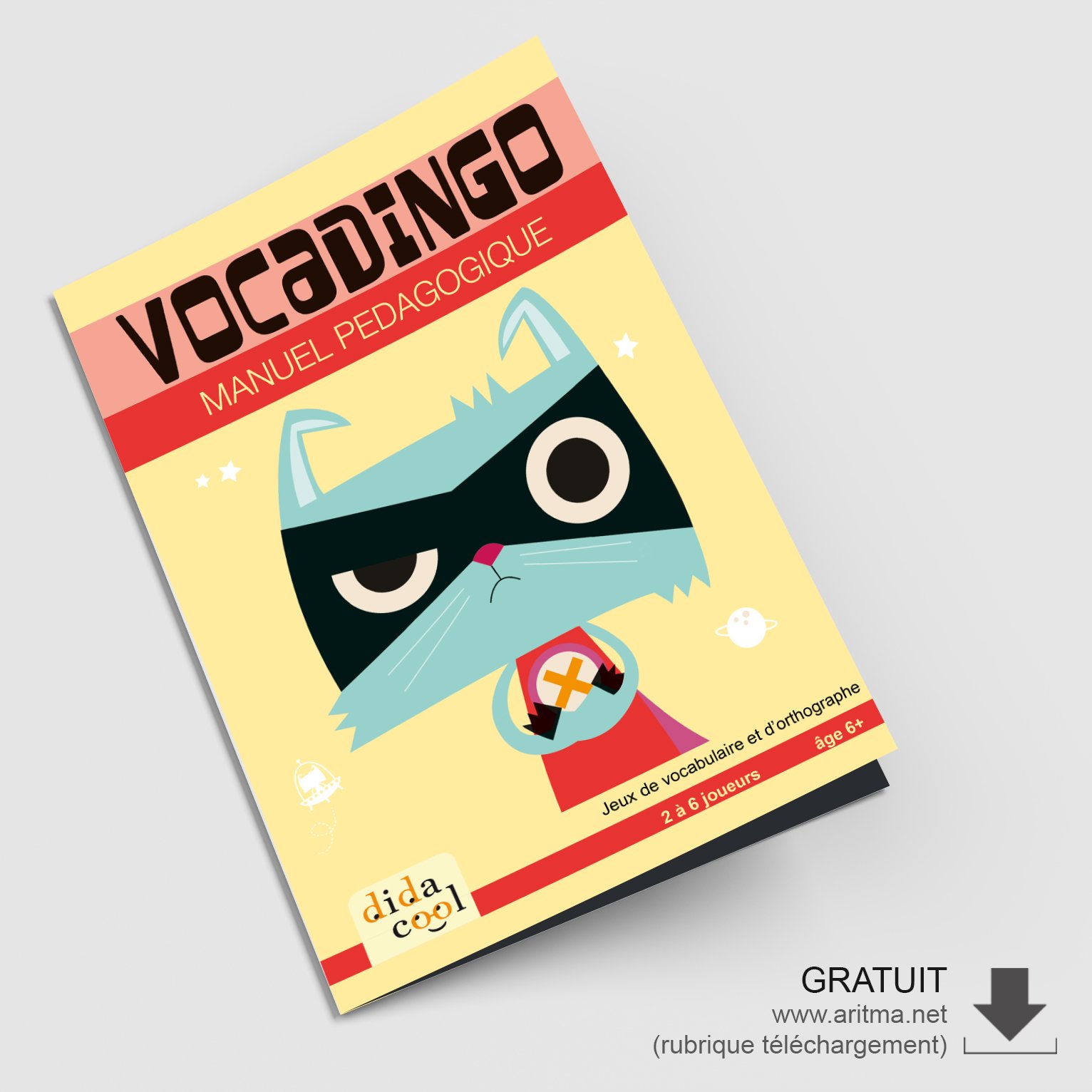 Aritma MotDingo – 5 Jeux De Syllabes CP Au CM2 – Coopératif – 2 à 8 Joueurs – 15 Min