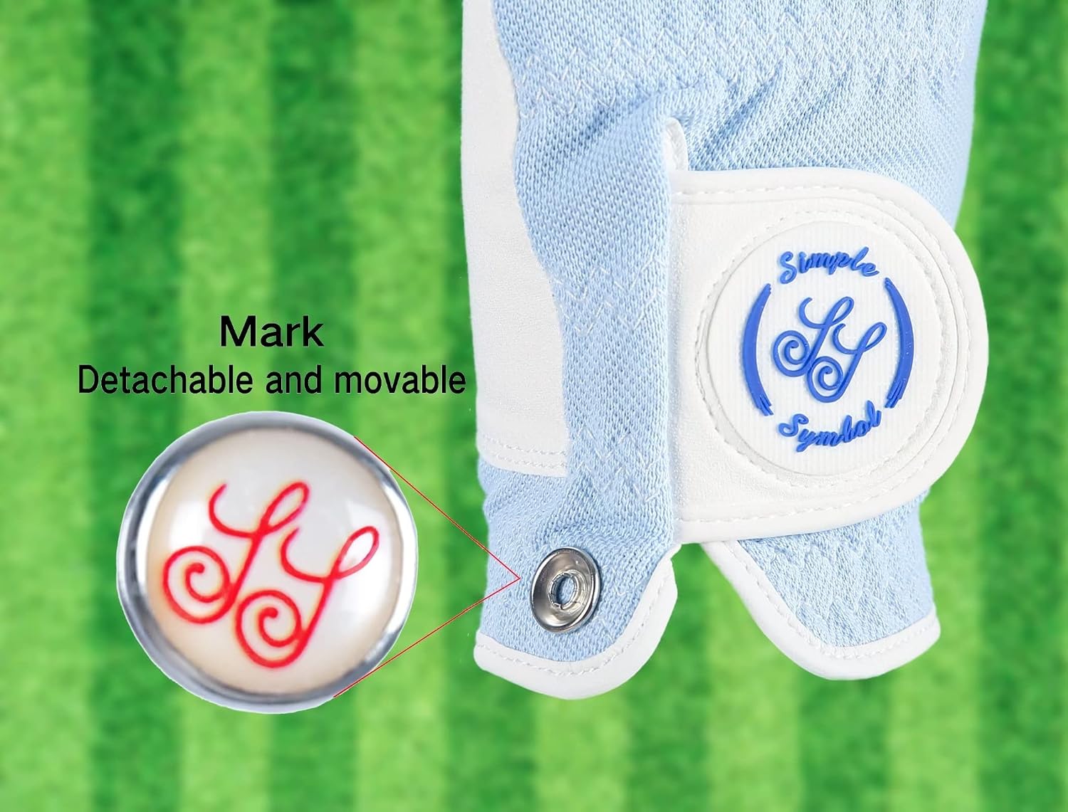 Men's RainGrip Golf Glove Two Pack,Hot Wet Weather Comfort,（Two Left Hands Or Two Right Hands ） Four Colors to Choose from White/Green/Navy Blue/Sky