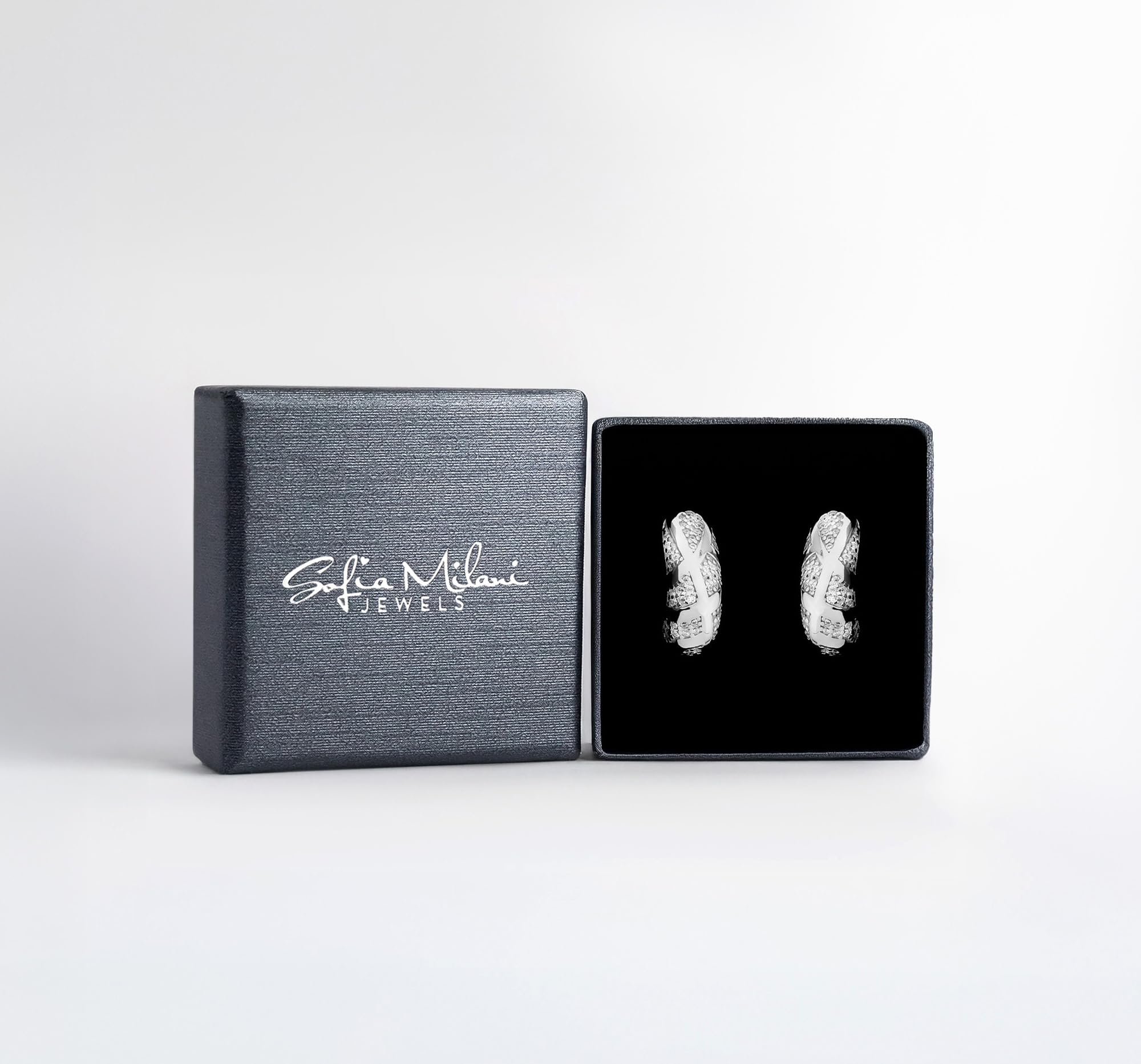 SOFIA MILANI - Damen Ohrringe 925 Silber - mit Zirkonia Steinen - Zirkonia Ohrstecker