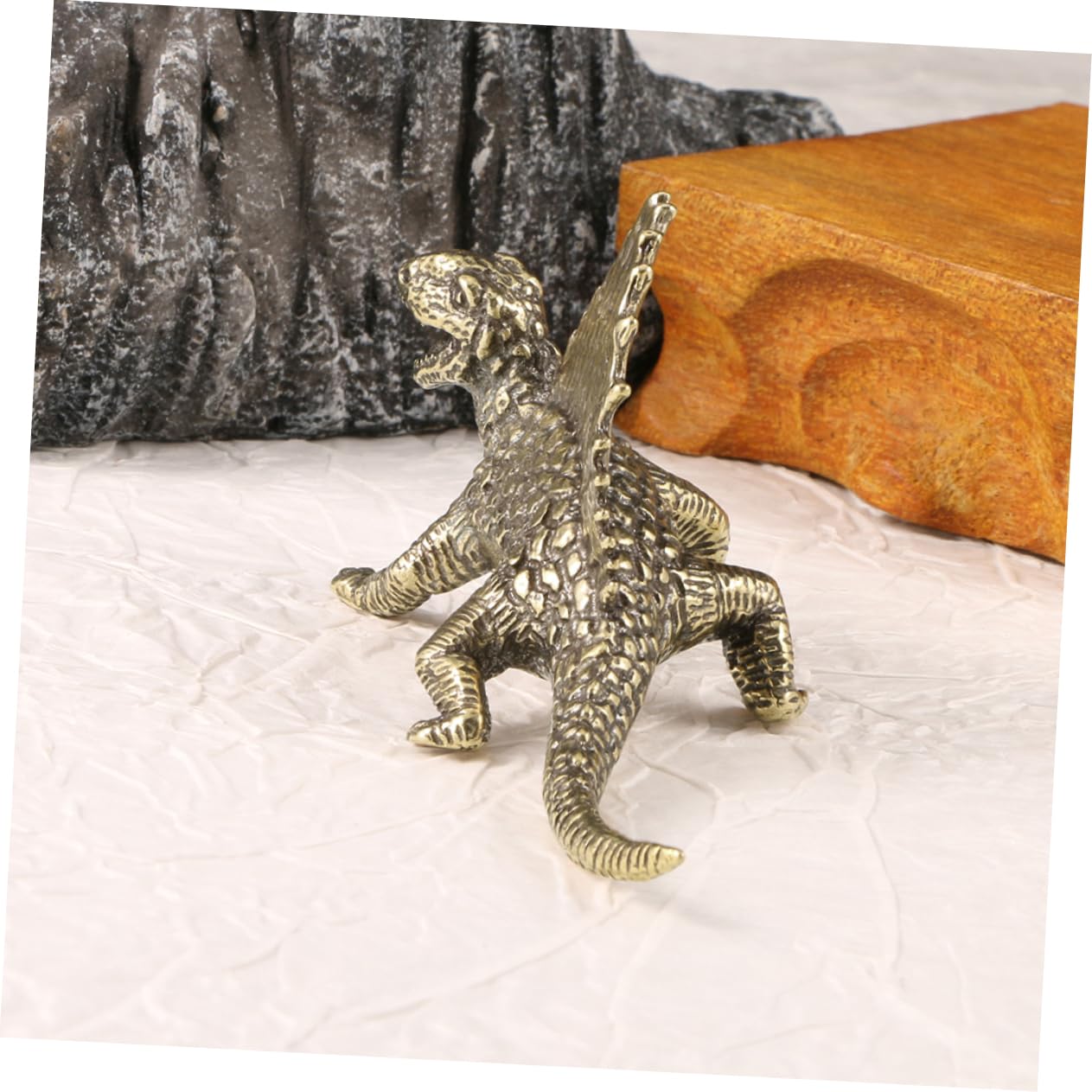 Decoración De Latón Figura De Pequeña para Escritorio Artesanal