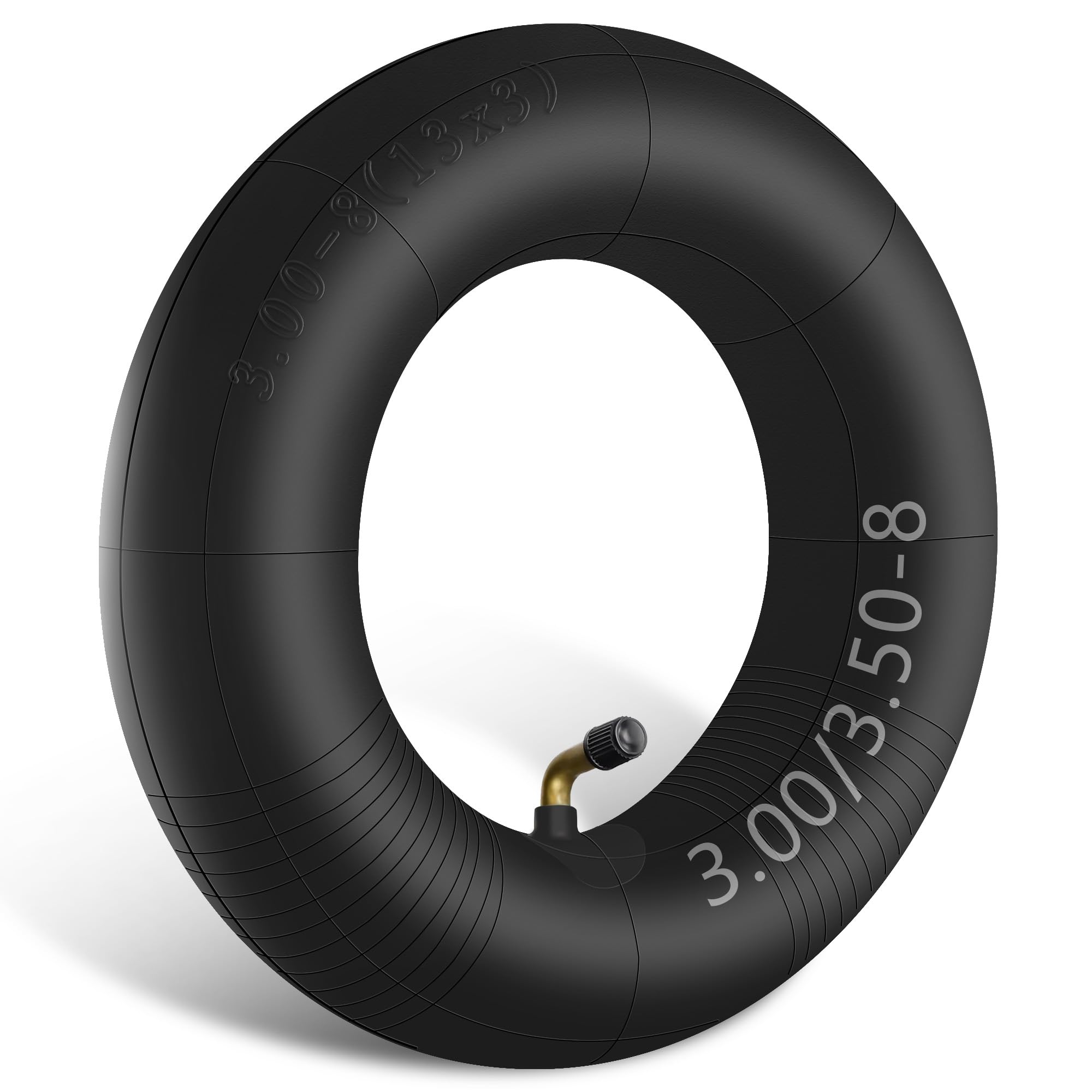 Felixstory 3.00-8 Inner Tube with TR87 Bent Metal Valve Stem Fit 8 inch Rim Sizes 3.00/3.50-8,3.50-8,3.00-8,3.5-8,3.0-8,3-8,3.5-8,300-8,350-8 Tire, Fit for Wheelbarrow Scooter Lawn Mowers Chopper