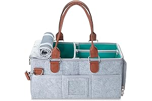 Mr. Pen Baby Diaper Caddy Organizer With Lid - Portable & Convenient Diaper Storage Solution