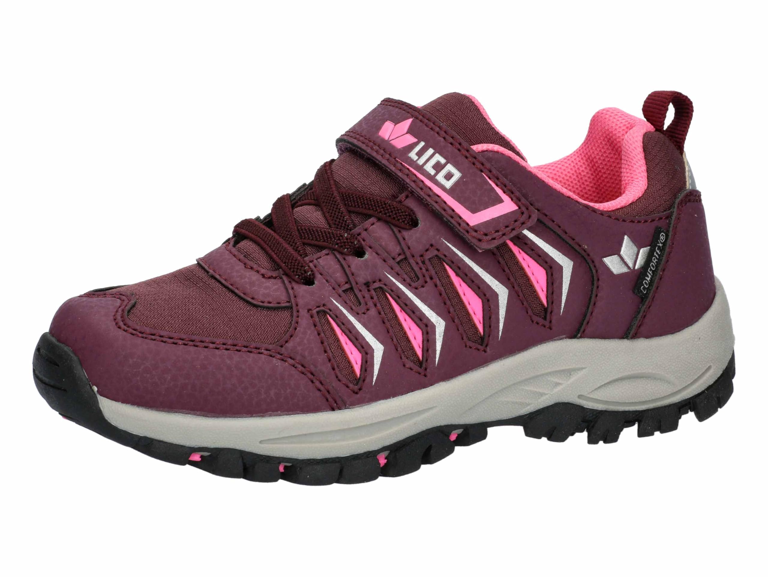 Lico Unisex Kid's Sines Vs Low Trekking Shoes, Bordeaux Pink, 41 EU