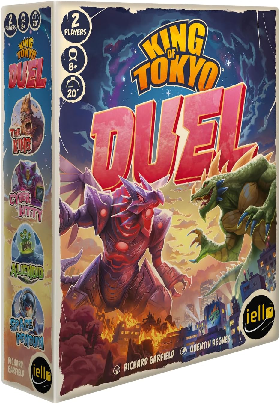 Iello | King of Tokyo Duel | Family Game | Ages 8+ | 2 Players | 20 Minutes Playing Time