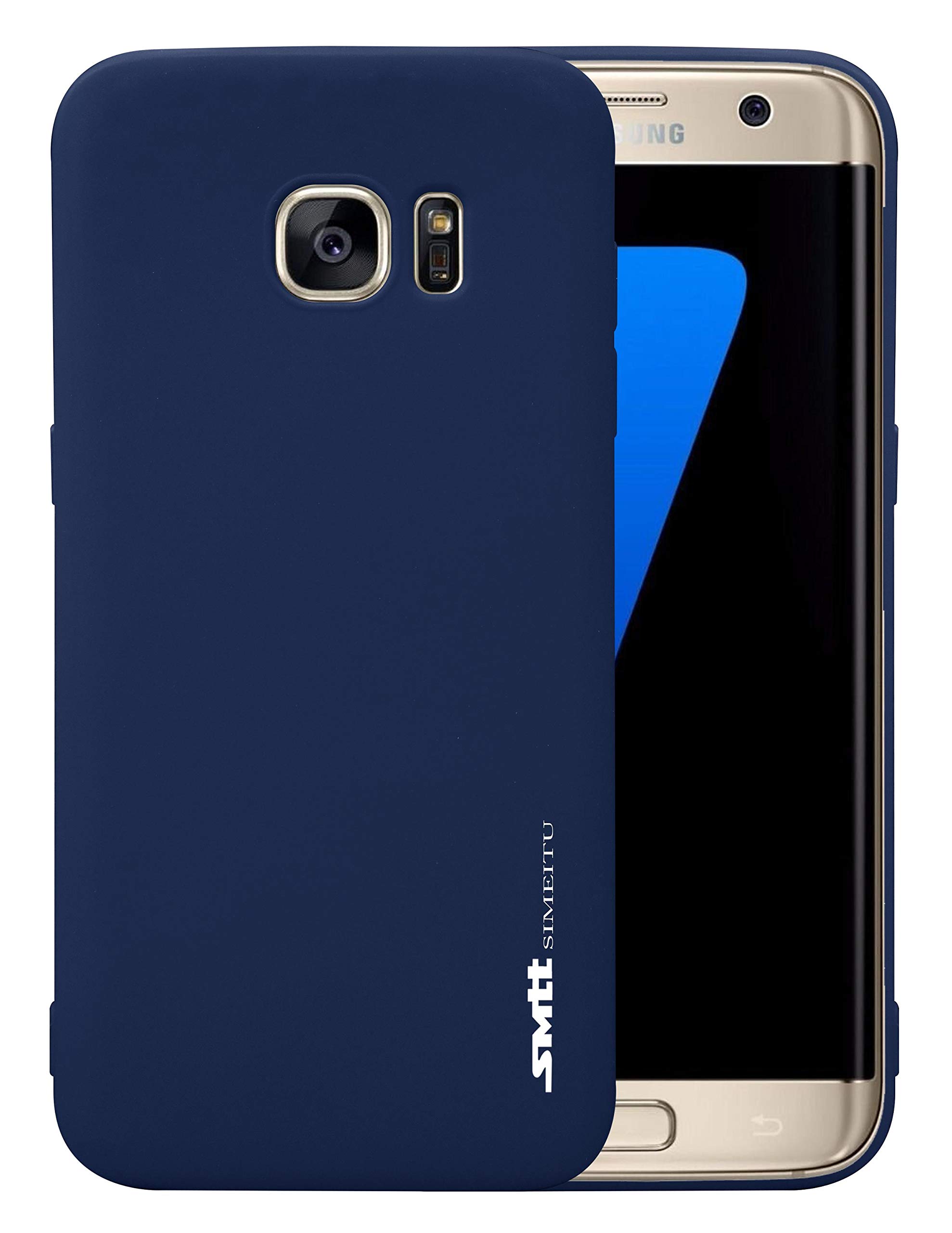 SMTTSamsung Galaxy S7 Edge Candy Series TPU Soft Case Cover - Navy Blue